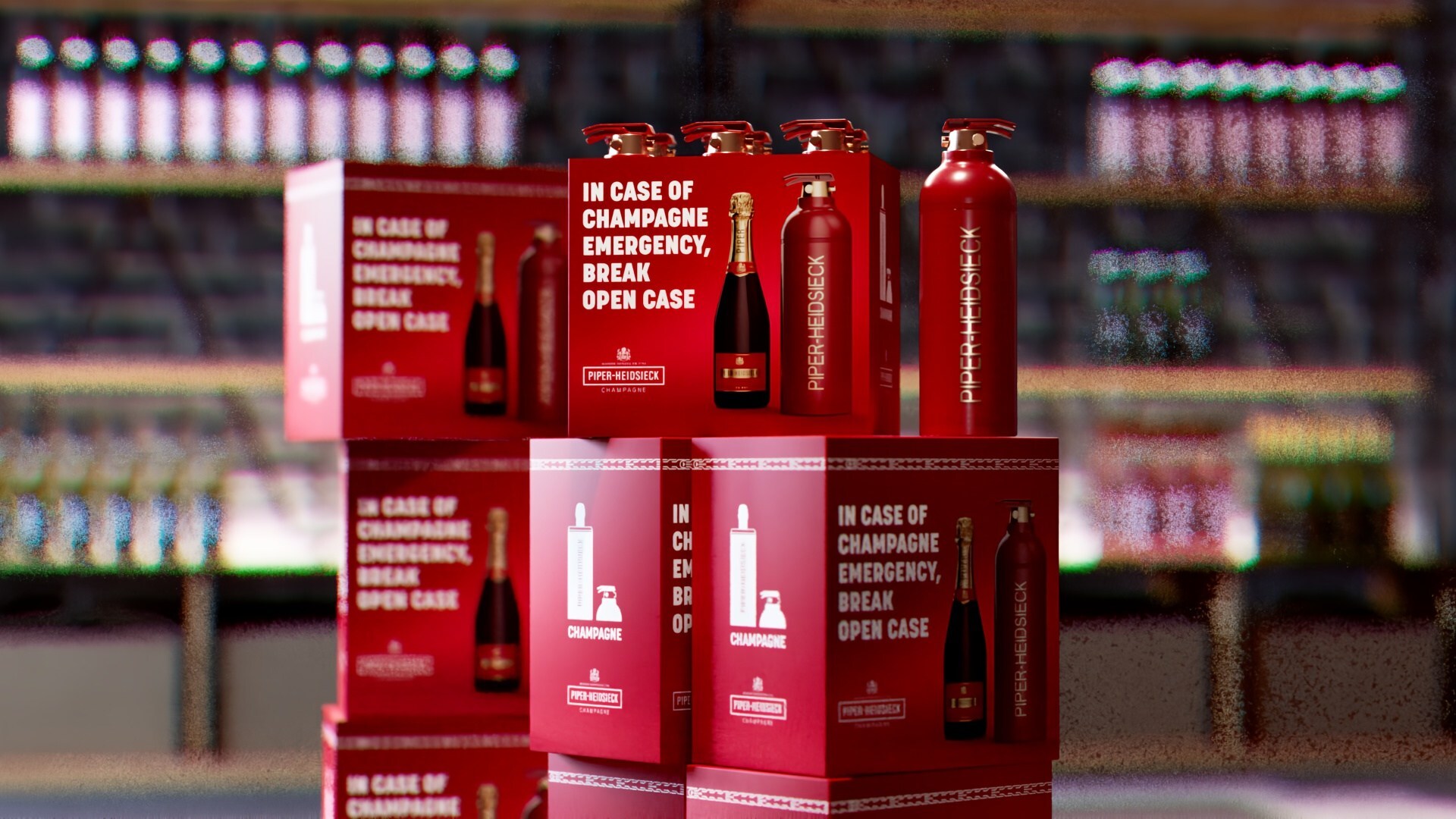 That’s No Fire Extinguisher, That’s a Bottle of Champagne