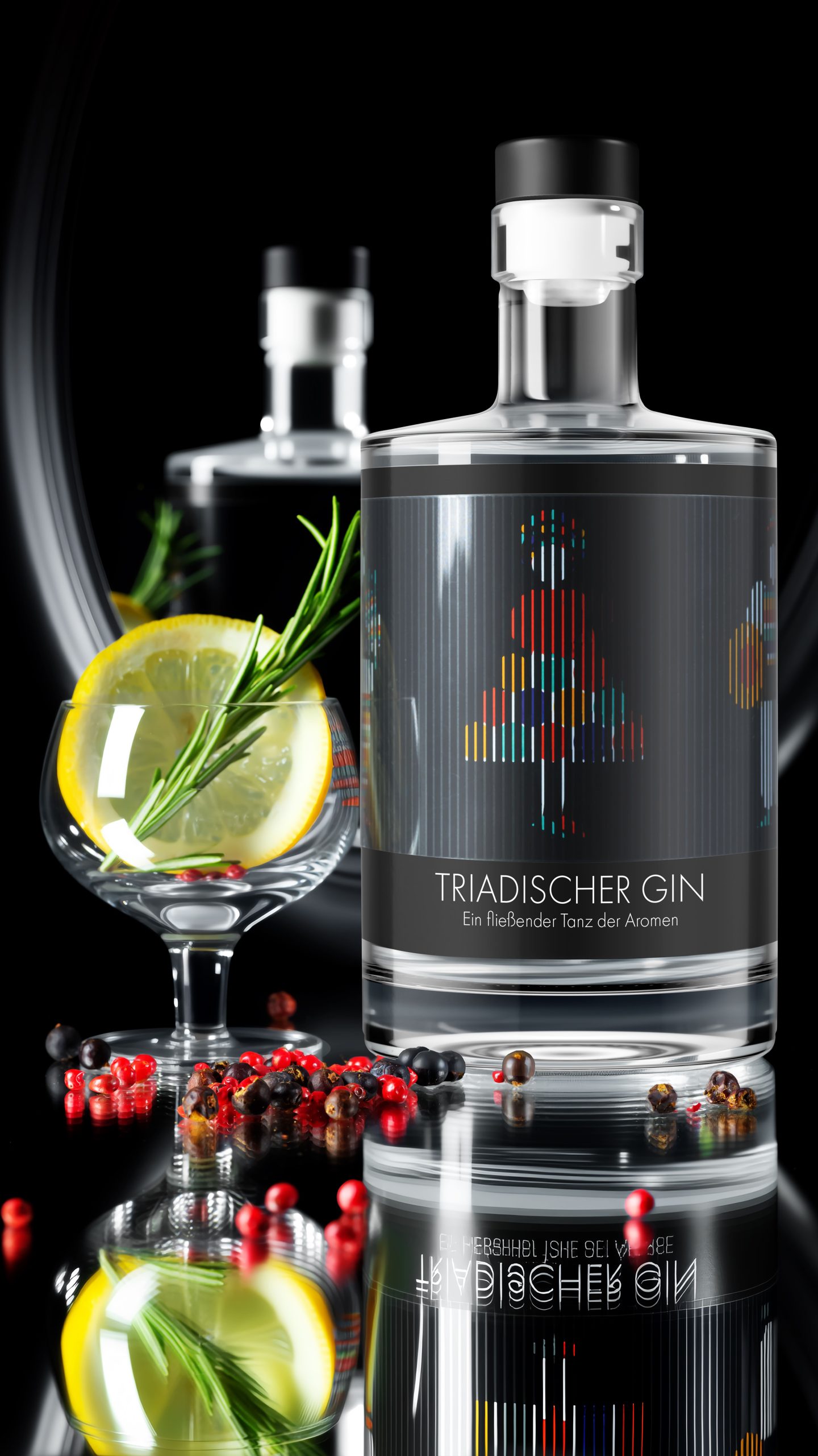 Triadic Gin Embraces Movement