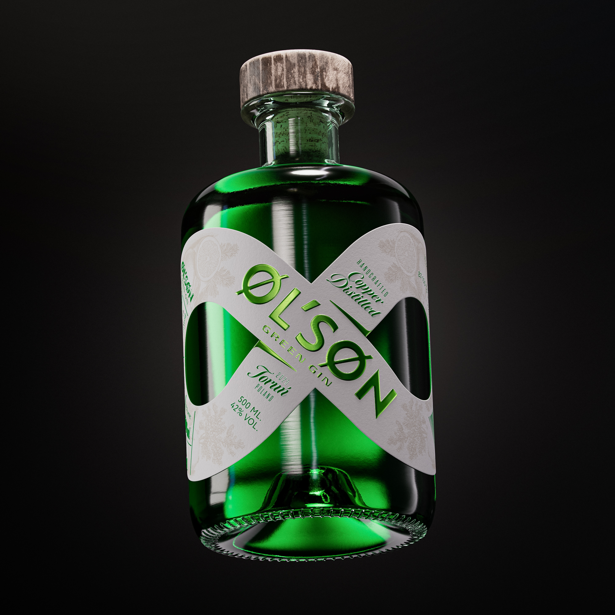 Øl’søn Green Gin Wraps Up Great Design and Good Spirits