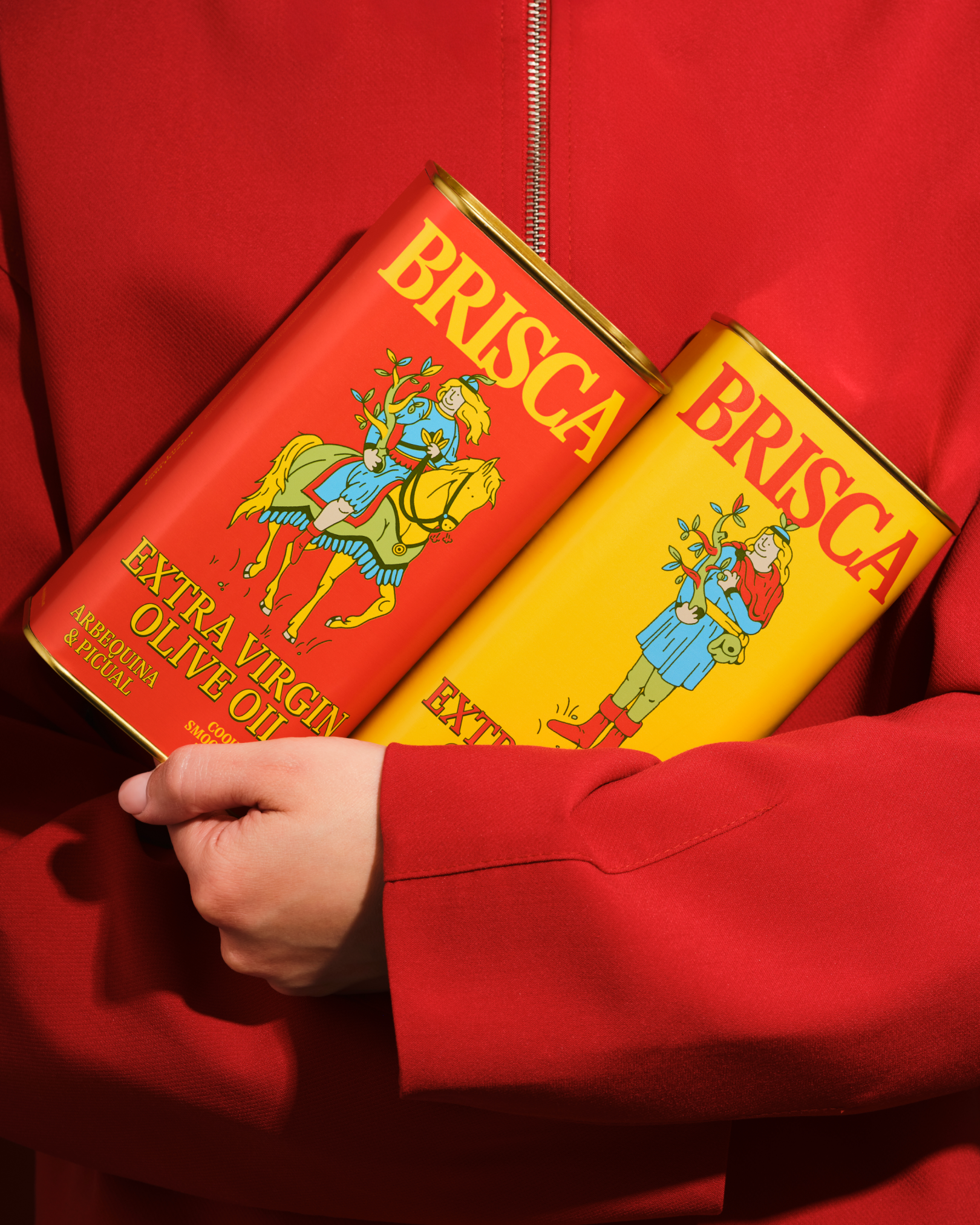 Brisca Brings Character to the Table with Playful Olive Oil Design