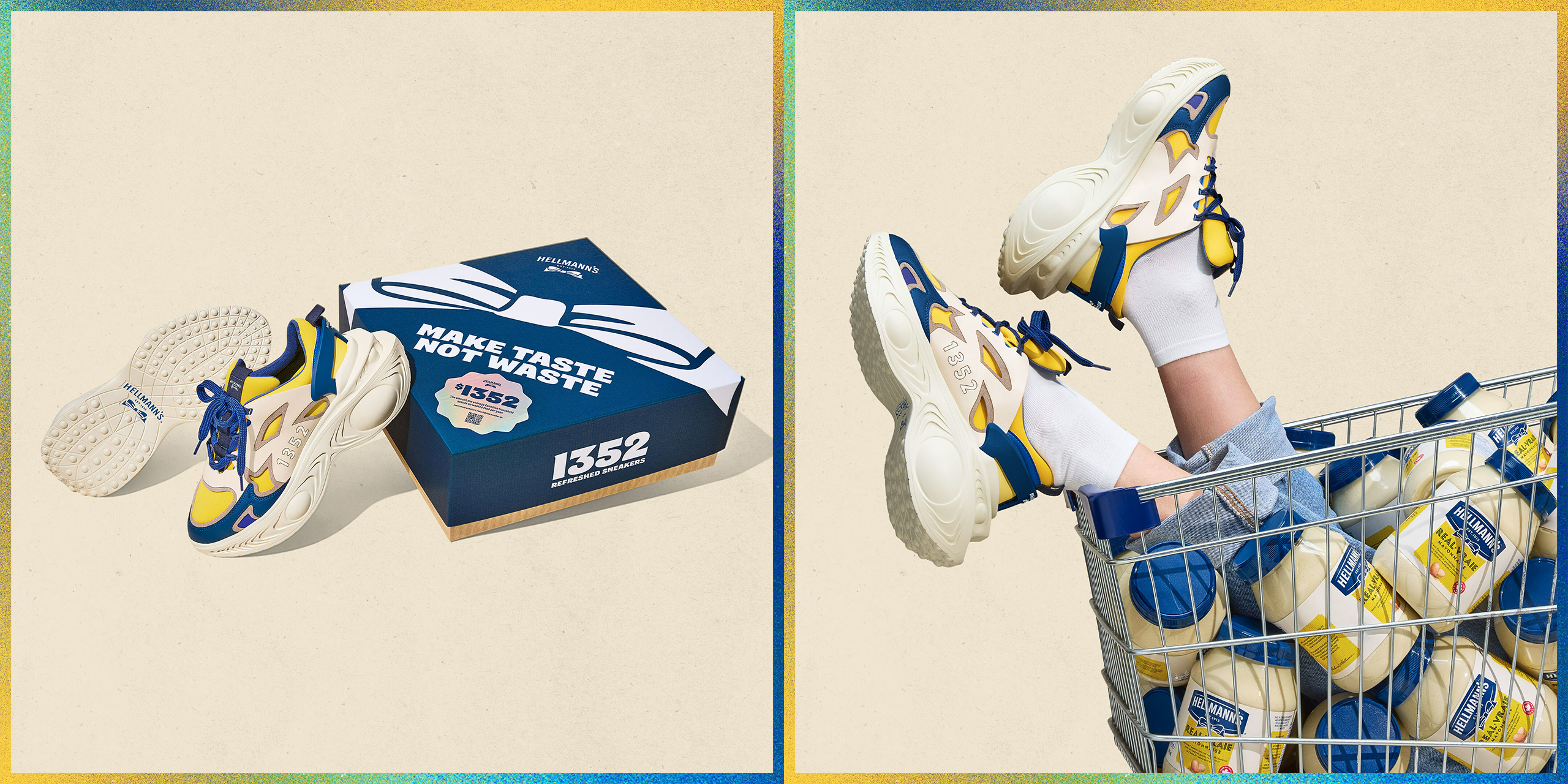 Hellmann’s and ID.EIGHT Design Sneakers Inspired By Amount Canadians Spend On Food Waste